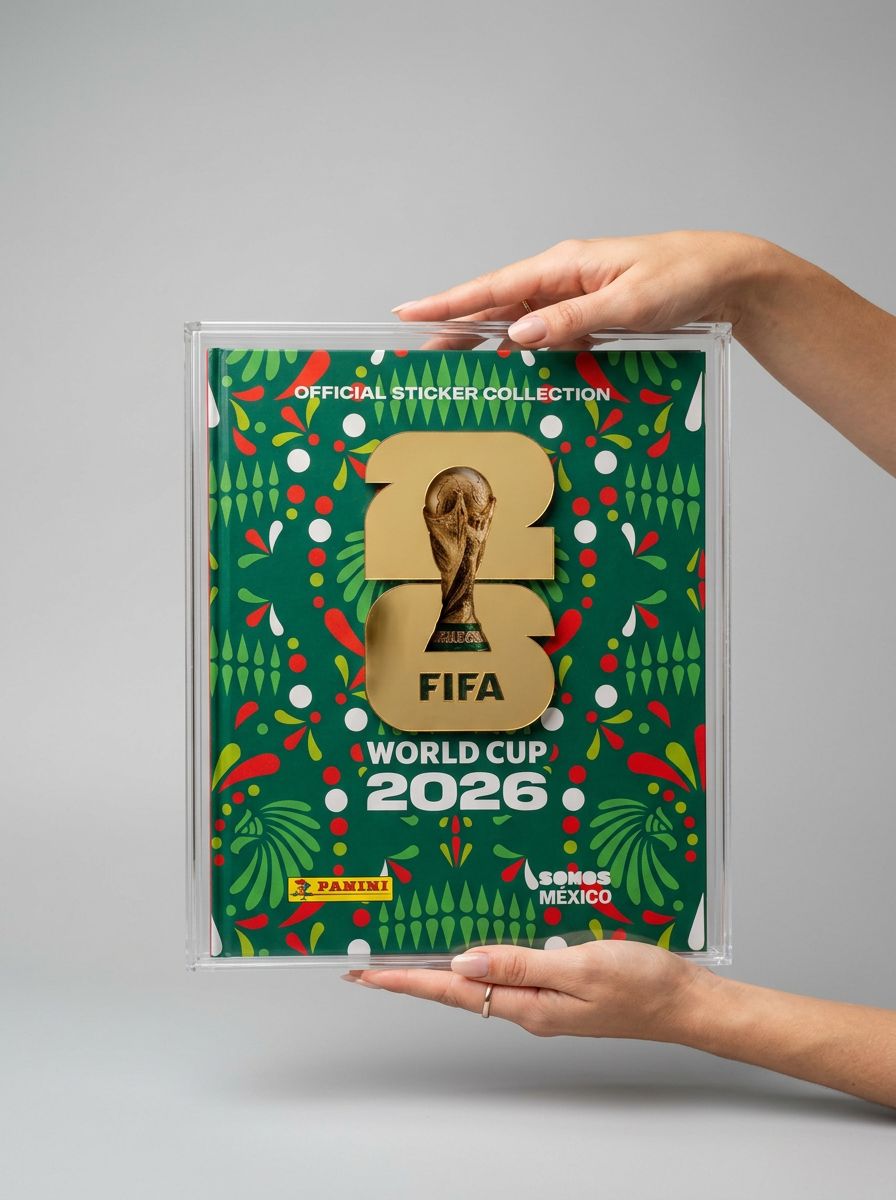 CAJA DE LUJO PARA ALBUM DEL MUNDIAL 2026